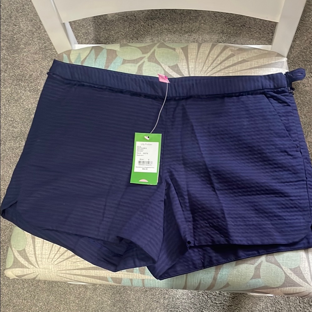 Lilly Pulitzer Navy Blue Adie Shorts